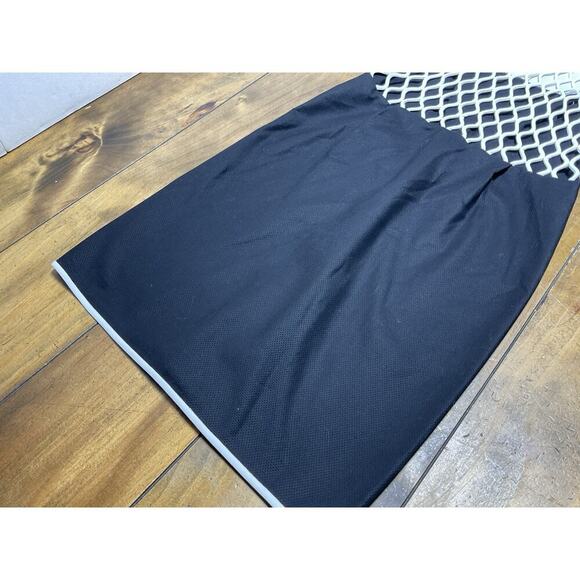 Diane von Furstenberg Size 4 Leonora Netted Two Tone Dress Ponte Knit - Picture 7 of 14